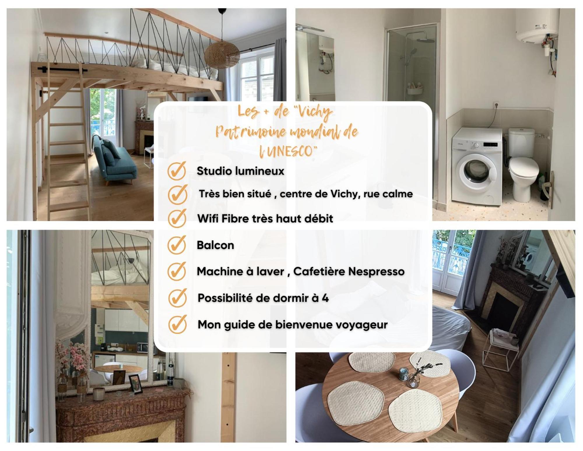 Studio Vichy Patrimoine Mondial Villa Marie Celine Esterno foto